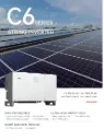 SAJ C6 125 kW:n kolmivaiheinen aurinkoinvertteri, 12 MPPT, integroitu AFCI-kytkin, IP65